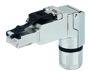 Connector Telegärtner TP/RJ45 Field-terminable CAT6A MFP8-4x90 T568A angled