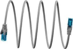 WENTRONIC Goobay ultraloks CAT 6A patch vads U/UTP, pelēks, modelis 79245
