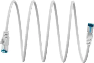 WENTRONIC Goobay ультрагибкий патч‑кабель Cat6A S/FTP (PiMF), белый, модель 79286