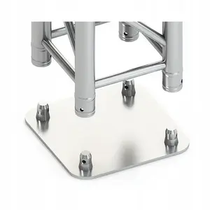 Base stand Home&Styling Collection STAND4ME PODSTAWA QUADRO ALU 290 31x31 silver