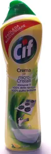 Cif Micro Cristal Молочко для чистки Limone 500 мл — чистящее молочко с лимонным ароматом, 500 мл