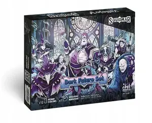 Akrila krāsu komplekts VALLEJO Game Color Dark Future Set by Squidmar – vairāku krāsu komplekts miniatu­rām