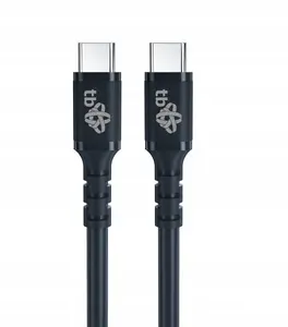 USB-C to USB-C Cable TB Print AKTBXKUCCZEL10B — 1 m, Black, USB Data Cable