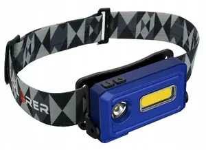 Headlamp Green Cell Viking Explorer B6570 — rechargeable LED head torch, adjustable beam, multiple modes
