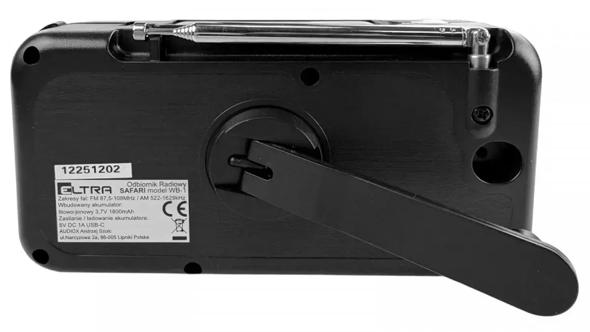 Eltra SAFARI WB-1 pārnēsājams AM/FM radio Photo 3