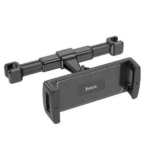 Car phone and tablet headrest holder HOCO CA121 for 4.7"–12.9" devices, adjustable mount for rear-seat viewing