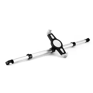 Car tablet holder Riff RF-HOLD-2RES for two headrests, for 7"–11" tablets, silver