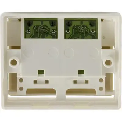 DS-IT DS-VR4 Cat5e UTP Surface-Mount 2×RJ45 Socket Photo 2