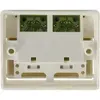 DS-IT DS-VR4 Cat5e UTP Surface-Mount 2×RJ45 Socket Photo 2