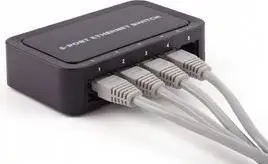 Tīkla slēdzis ShiverPeaks BS08-01110, 5 porta 100 Mbps, 5× RJ45, melns