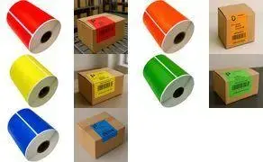 rillprint Rollenetiketten Zebra 102 x 152 mm zaļas, kodola Ø 25 mm, 1 ruļļa (MPN 67844)