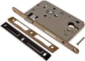 Door lock Jania Z214 72/55 mm for cylinder, right-hand, with lever