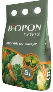 Mēslojums BIOPON granulēts kūtsmēsli dārzeņiem 5 l (B1190)