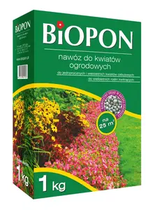 Удобрение BIOPON гранулированное для садовых цветов 1 кг B1176