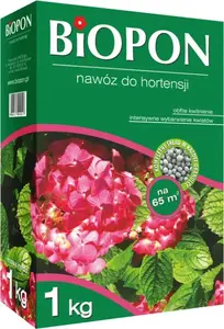 Mēslojums BIOPON hortenzijām 1 kg – granulēts mēslojums hortenzijām