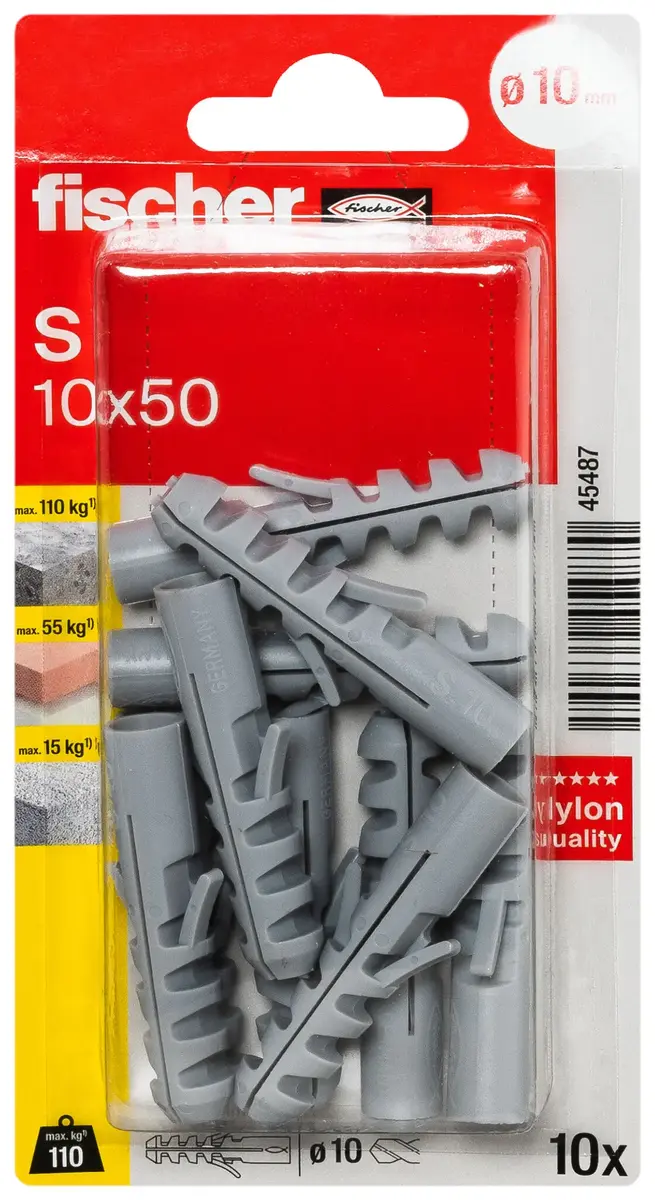 Screw anchor FISCHER 045487 — pack of 10 Photo 2
