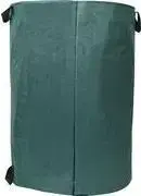 EDA Gartensack 141 L polyester waterproof dark green with 3 handles - garden waste bag