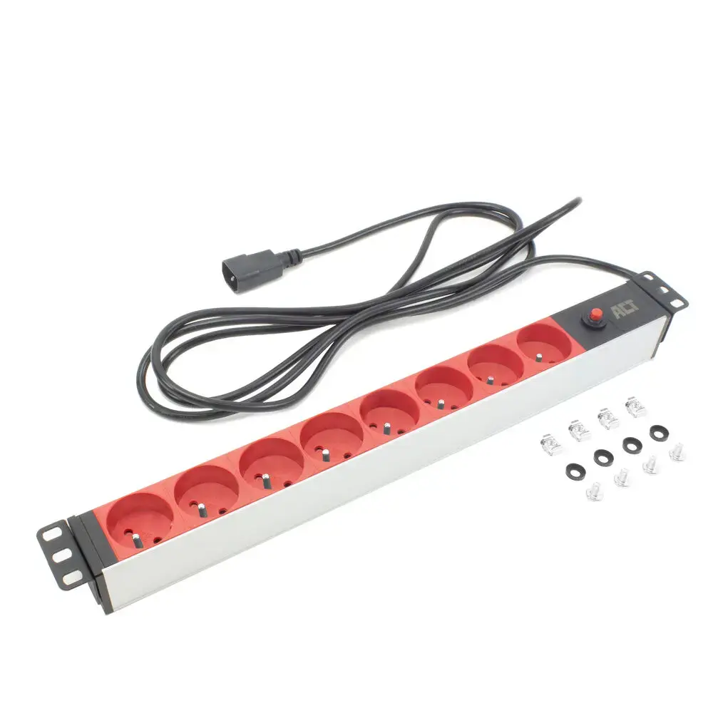 ACT PD3155 power extension — 3 m, 9 Type E outlets Photo 4