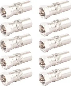 ShiverPeaks IEC plug to F connector cable adapter set VE10 (BS85323-SET10)