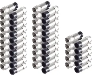 F-компрессионный разъём ShiverPeaks BS85029-A-SET25 для кабеля 7 мм, набор 25 шт.