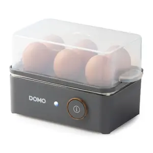 Яйцеварка Domo DO9283EK на 6 яиц, 400 Вт, кнопочное управление, шнур 0.7 м