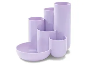 Desk Organizer HAN-Bürogeräte HAN CAMPUS Polystyrene purple, 6 compartments, 140×140×109 mm