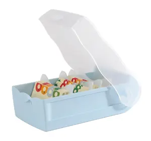 File storage box HAN-Bürogeräte CROCO DIN A8 Polypropylene (PP) Light Blue