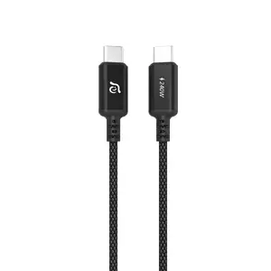 USB C uz USB C kabelis Adam Elements CASA P200 USB 2.0 2 m Melns