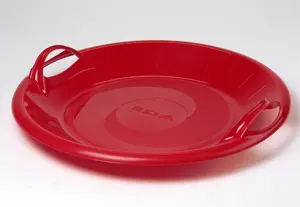 Sniega šķīvis EDA 10891R active/skill toy, plastmasa, Ø 640 mm, sarkans, 2 sānu rokturi, 4+ gadi