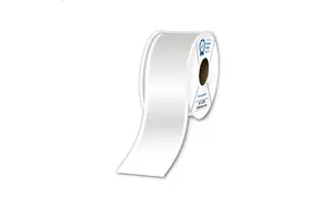 Label roll Brother LVP1V000050118F vinyl white — label size 12 mm × 50 mm, roll length 30 m