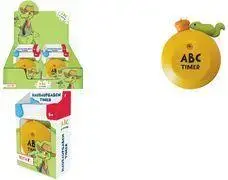 ROTH Hausaufgaben taimeris "ABC Freunde" — regulējams mācību laiks 1–60 min, dzelteni/zaļš displejs, 1 gab.
