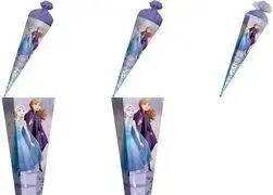 Школьный конус ROTH Disney Frozen круглый 700 мм с блёстками и фетровой застёжкой, лицензия