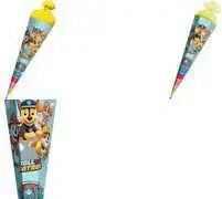 ROTH Школьный конус PAW Patrol прямоугольный 850 мм с тюлевым закрытием и прочным наконечником ROTH