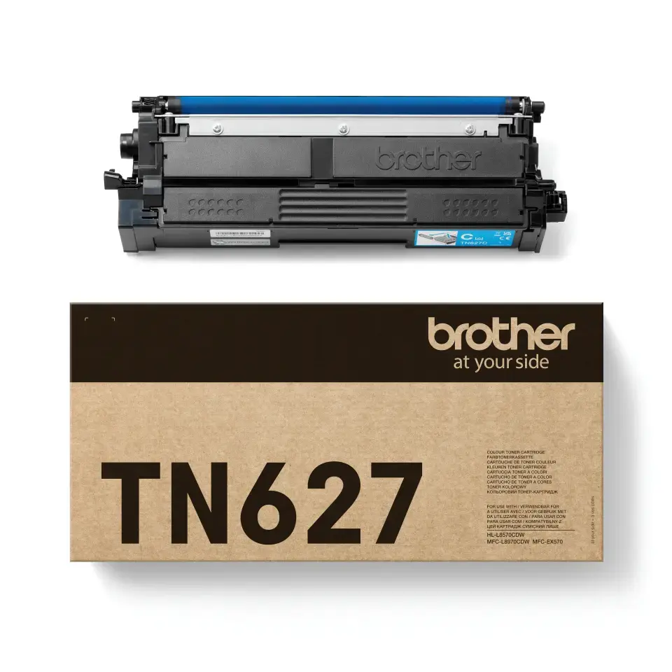 Brother TN-627C Cyan тонер-картридж Photo 4