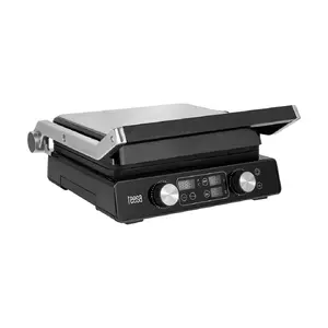 Electric Panini Grill TEESA TSA3239 with 3 Adjustable Positions, Removable Plates, 2000W