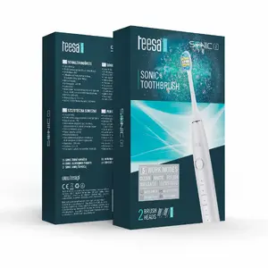 Electric toothbrush TEESA SONIC 2 with 5 cleaning modes, USB Type-C, travel case