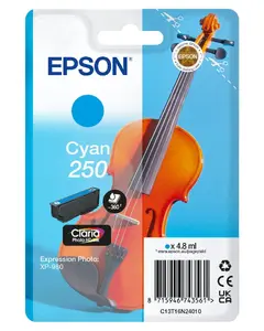 Ink cartridge Epson 250 Claria Photo HD Cyan original, single pack 4.8 ml
