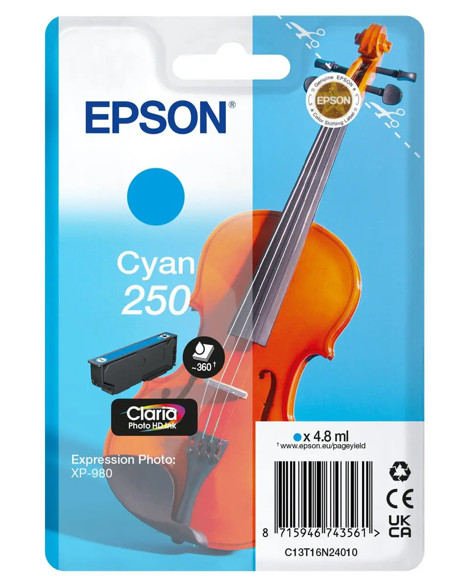 Epson 250 Cyan Claria Photo HD