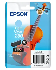 Картридж для принтера Epson 250 Claria Photo HD Light Cyan оригинальный 5,3 мл 1 шт.