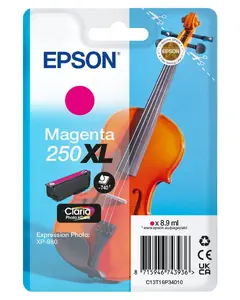 Tintes kasetne Epson 250XL Claria Photo HD Magenta — oriģināla High (XL) ietilpība 8.9 ml