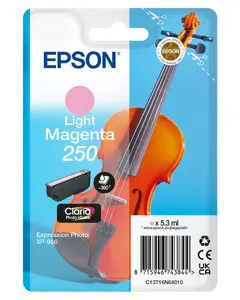 Картридж Epson 250 Violin Claria Photo HD — оригинальный High (XL) Yield, светло‑пурпурный, 5.9 мл