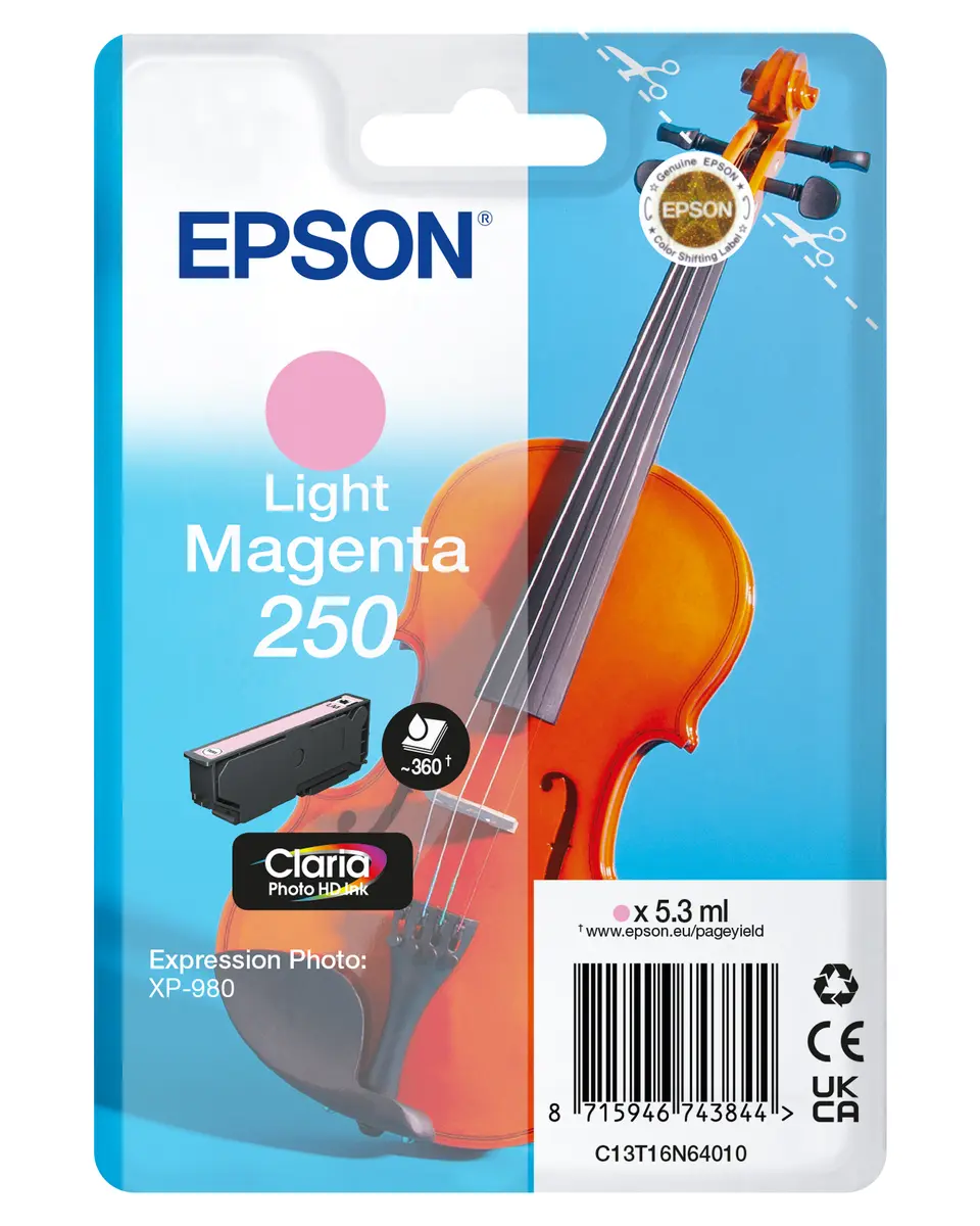 Чернильный картридж Epson 250 Light Magenta Photo 2
