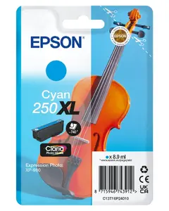 Картридж Epson 250XL Claria Photo HD Cyan, оригинальный, High (XL) ёмкость 8.9 мл