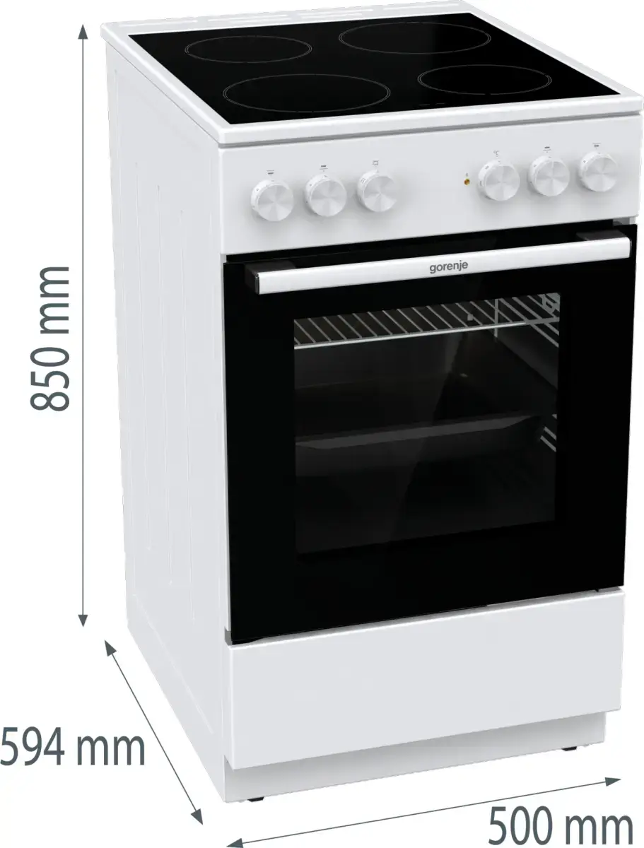 Gorenje GEC5A21WG независимая плита Photo 8