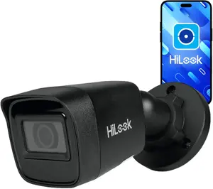 IP-камера HiLook IPCAM-B4-P (IPC-B141H-C) 2K+ чёрная, сетевая видеокамера