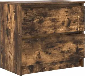 ТВ-тумба VidaXL 861782 Дымчатый дуб, клееная древесина 60x35x54 см