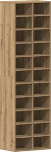 Kurpju skapis VidaXL Artisan Oak (līmēts koks) — modelis 859385, vertikāla kurpju uzglabāšana