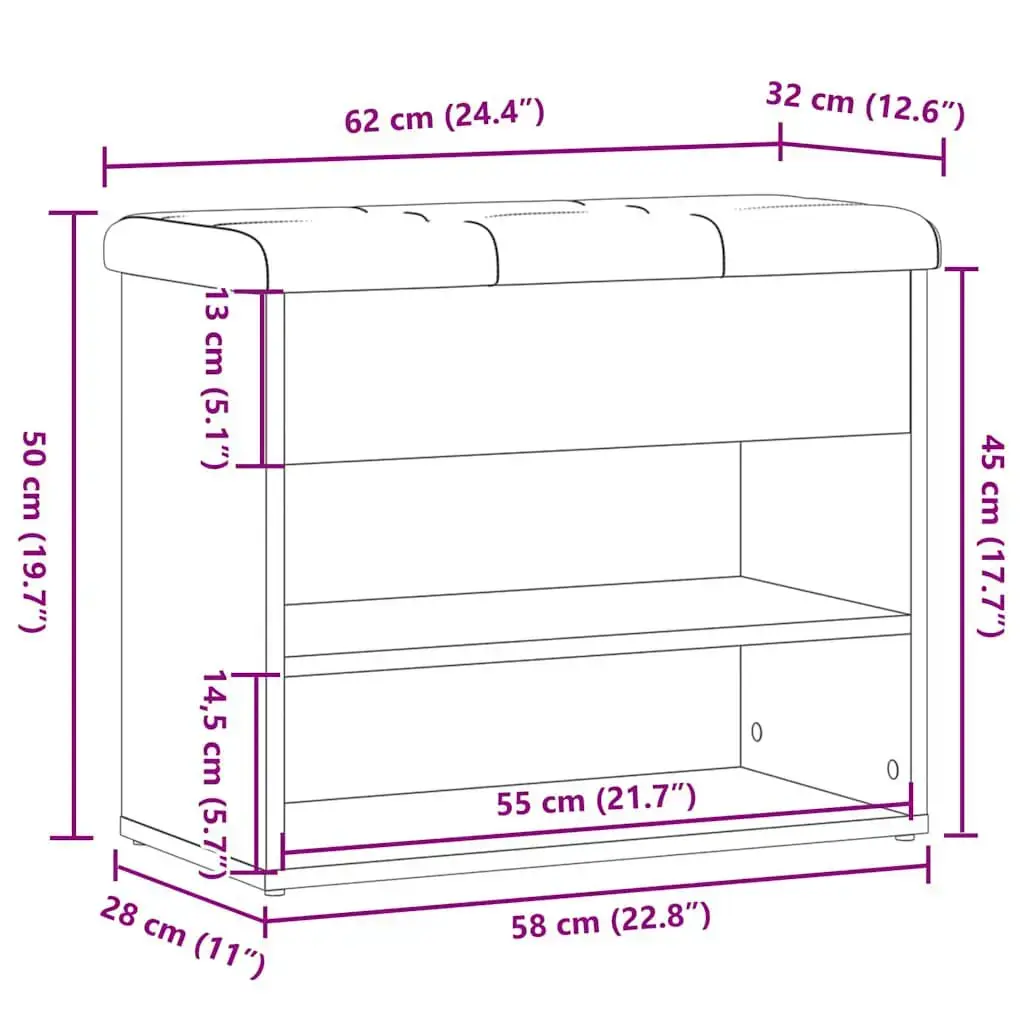 VidaXL 857629 indoor bench 857629 Photo 10