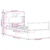 VidaXL 3325112 bed frame 3325112 Photo 10