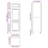 VidaXL 853631 kitchen/dining storage cabinet 853631 Photo 11